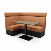 QUILTED with HEADROLL HIGH BACK - L SHAPED CORNER SET