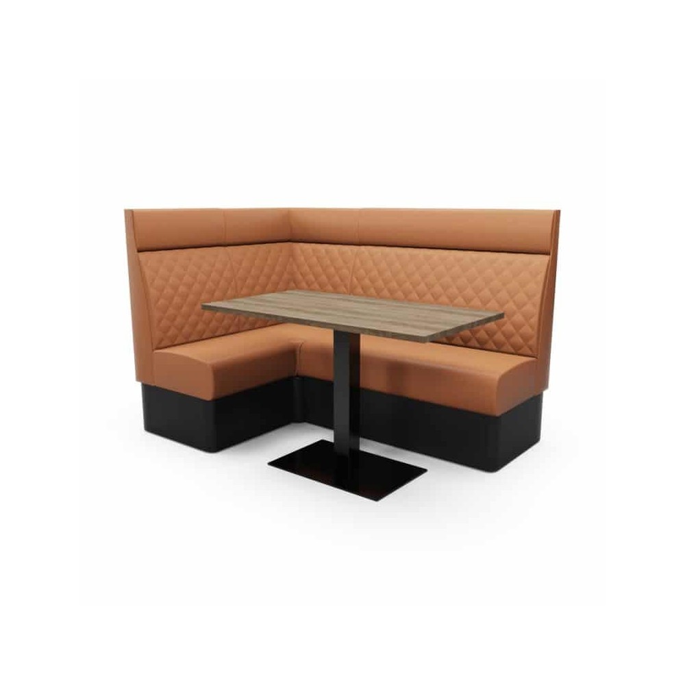 QUILTED with HEADROLL HIGH BACK - L SHAPED CORNER SET