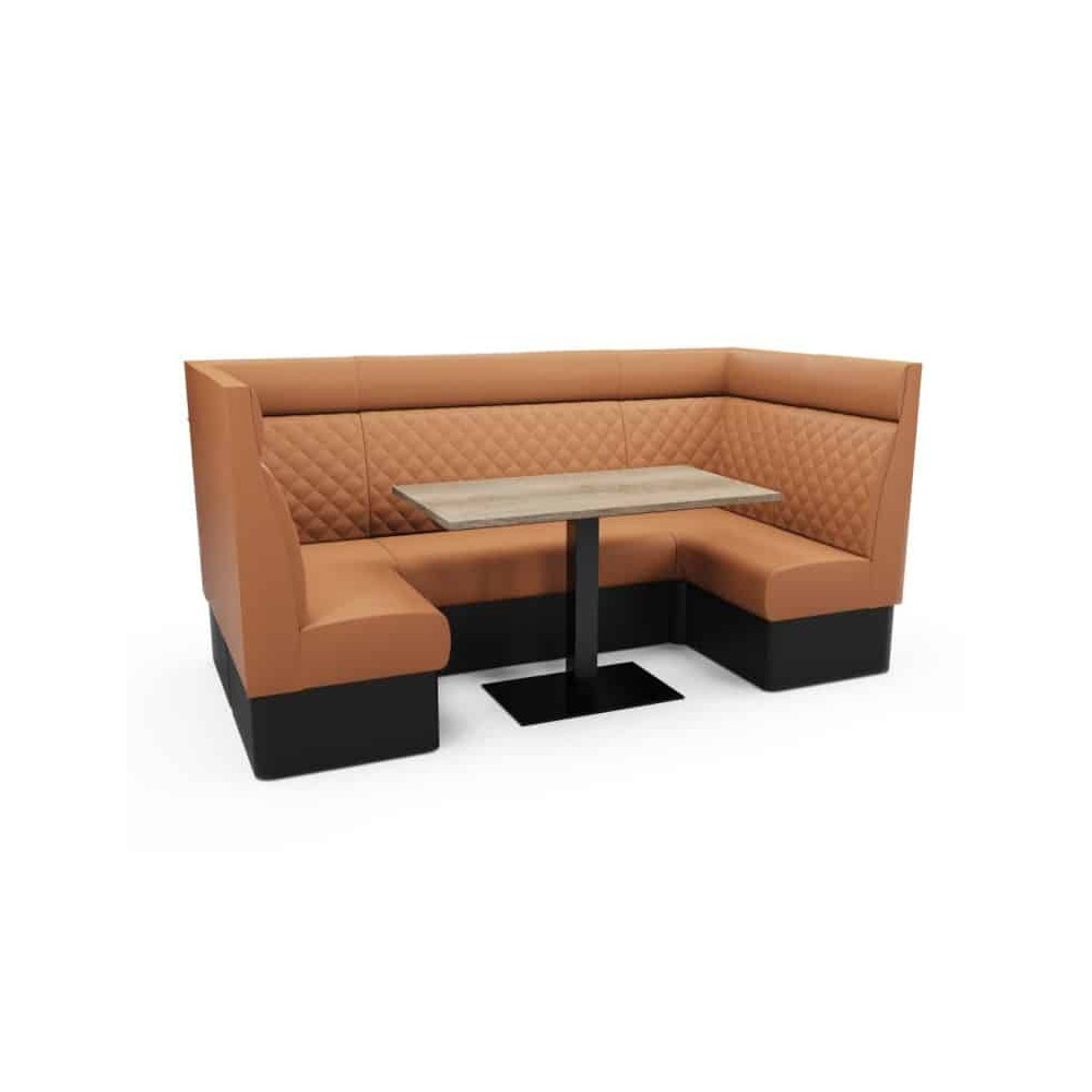 QUILTED with HEADROLL HIGH BACK - U SHAPED CORNER SET