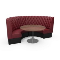 CHESTERFIELD DIAMOND HIGH BACK ROUND BOOTH SEATING