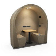 LOOP ACOUSTIC MEETING POD - GLASS ENCLOSED
