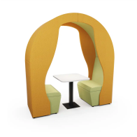 LOOP ACOUSTIC MEETING POD - 750mm SET with PRIVACY PANELS