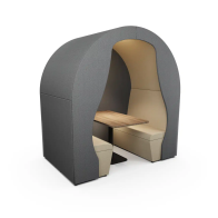 LOOP ACOUSTIC MEETING POD - 1300mm SET with PRIVACY PANELS