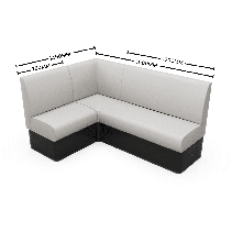 FLUTED RETRO L-SHAPE