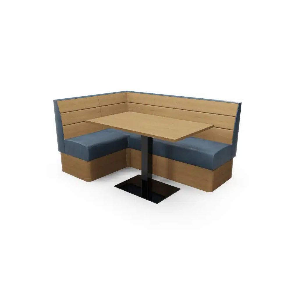 PLANK - L SHAPED CORNER BOOTH SET