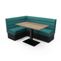 TEXAS FLUTED - L SHAPED CORNER BOOTH SET